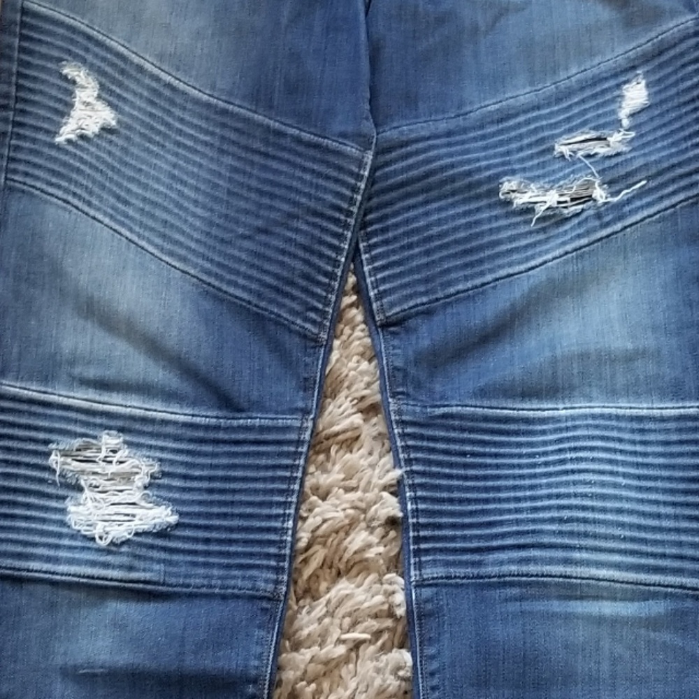 HUDSON BROOKLYN MOTO SUPER SKINNY JEANS - Picture 5 of 8
